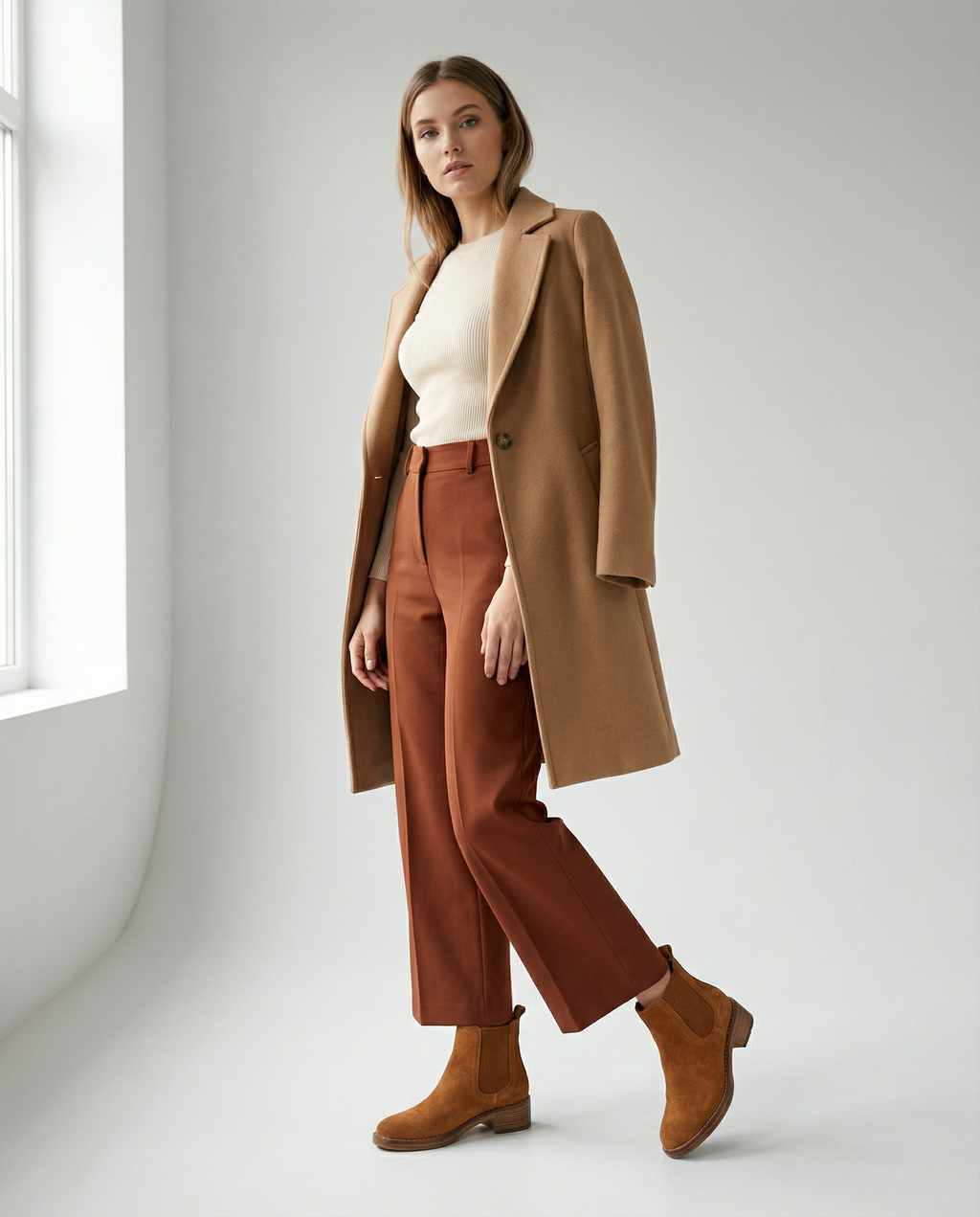 Handgefertigte Chelsea Boots aus echtem Wildleder (2325)