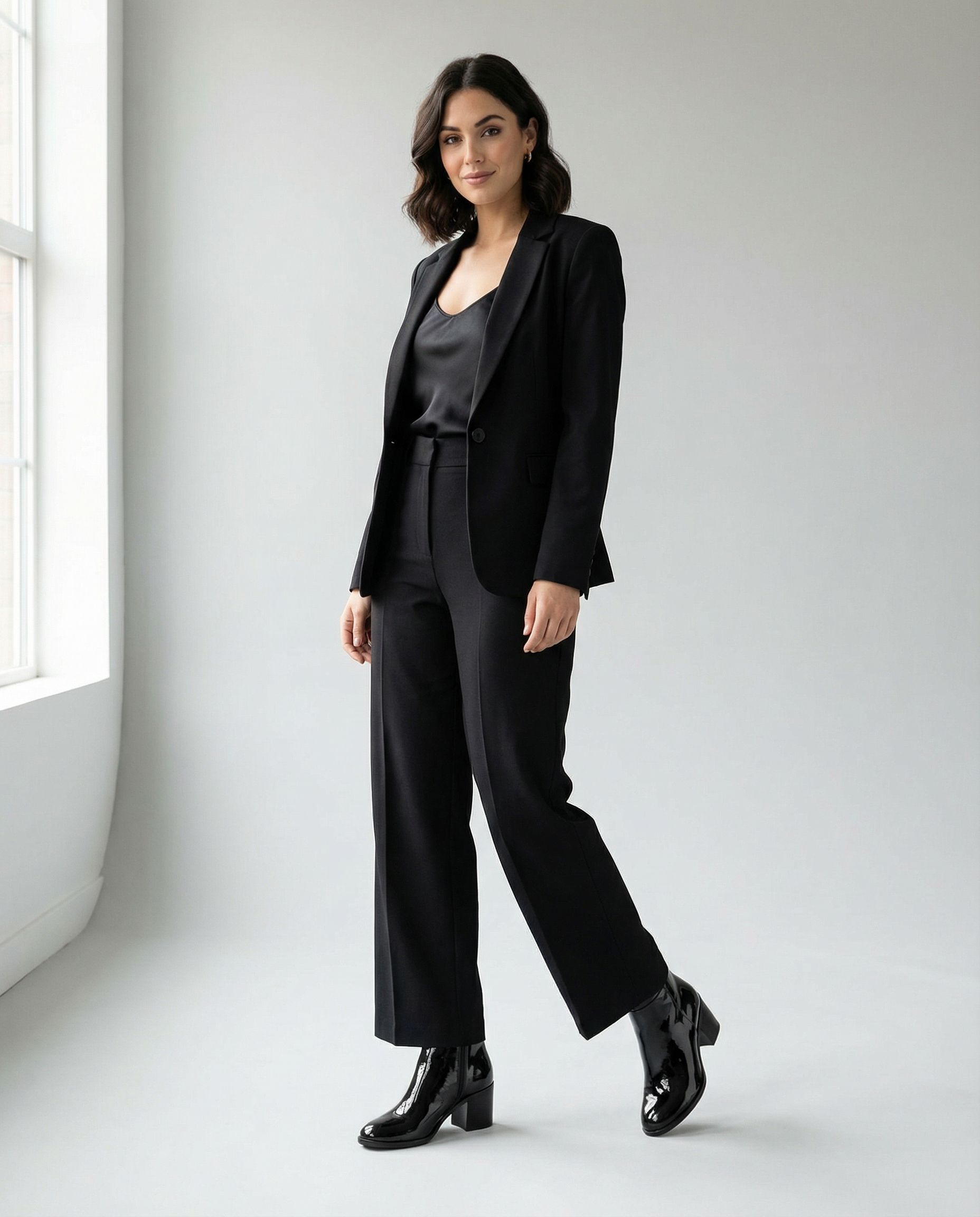 Handgefertigte Premium Leder-Stiefeletten (306)